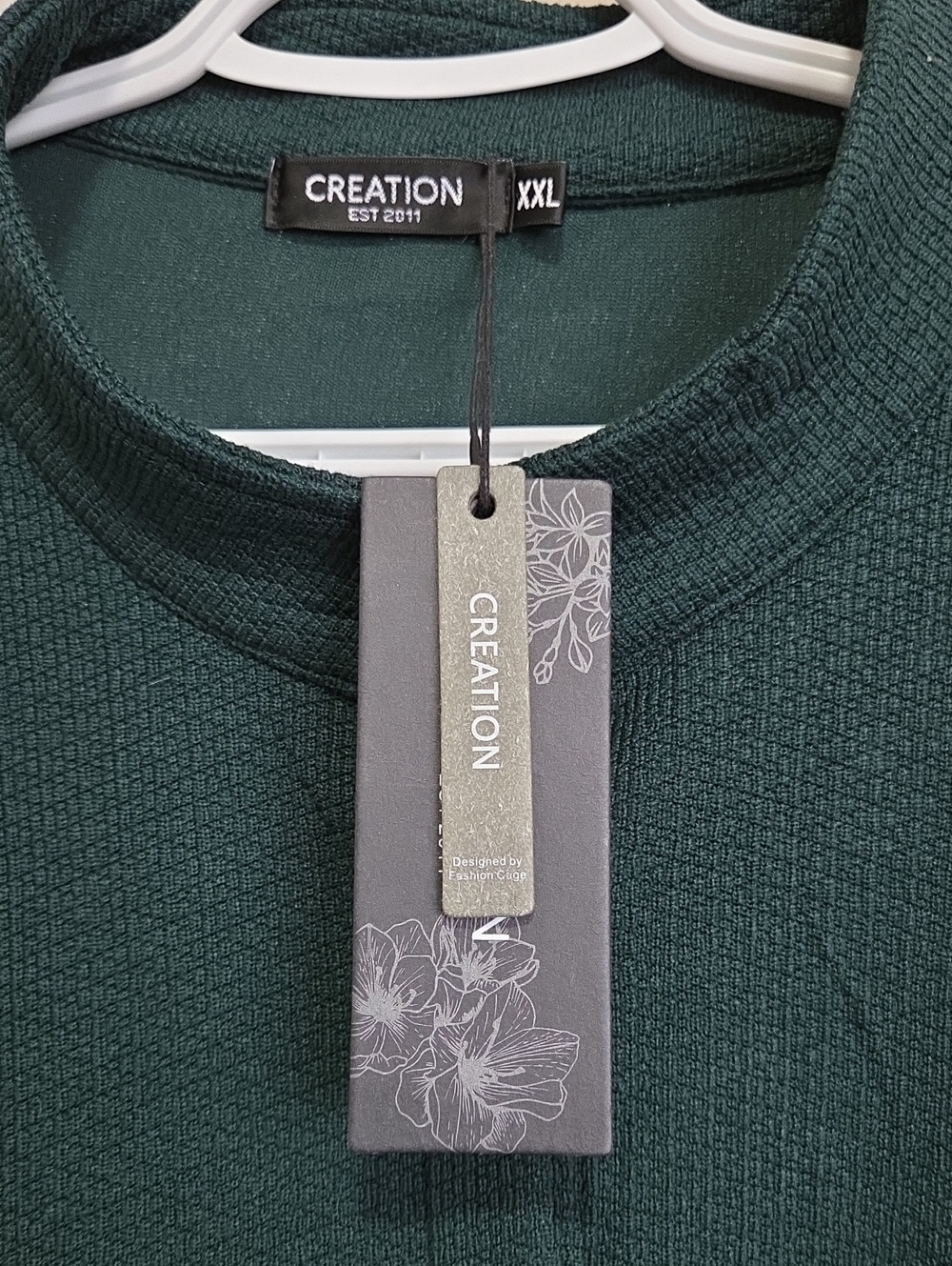 Nwt Creation Est 2011 Green Button-Front Women's Sweater - Picture 5 of 7